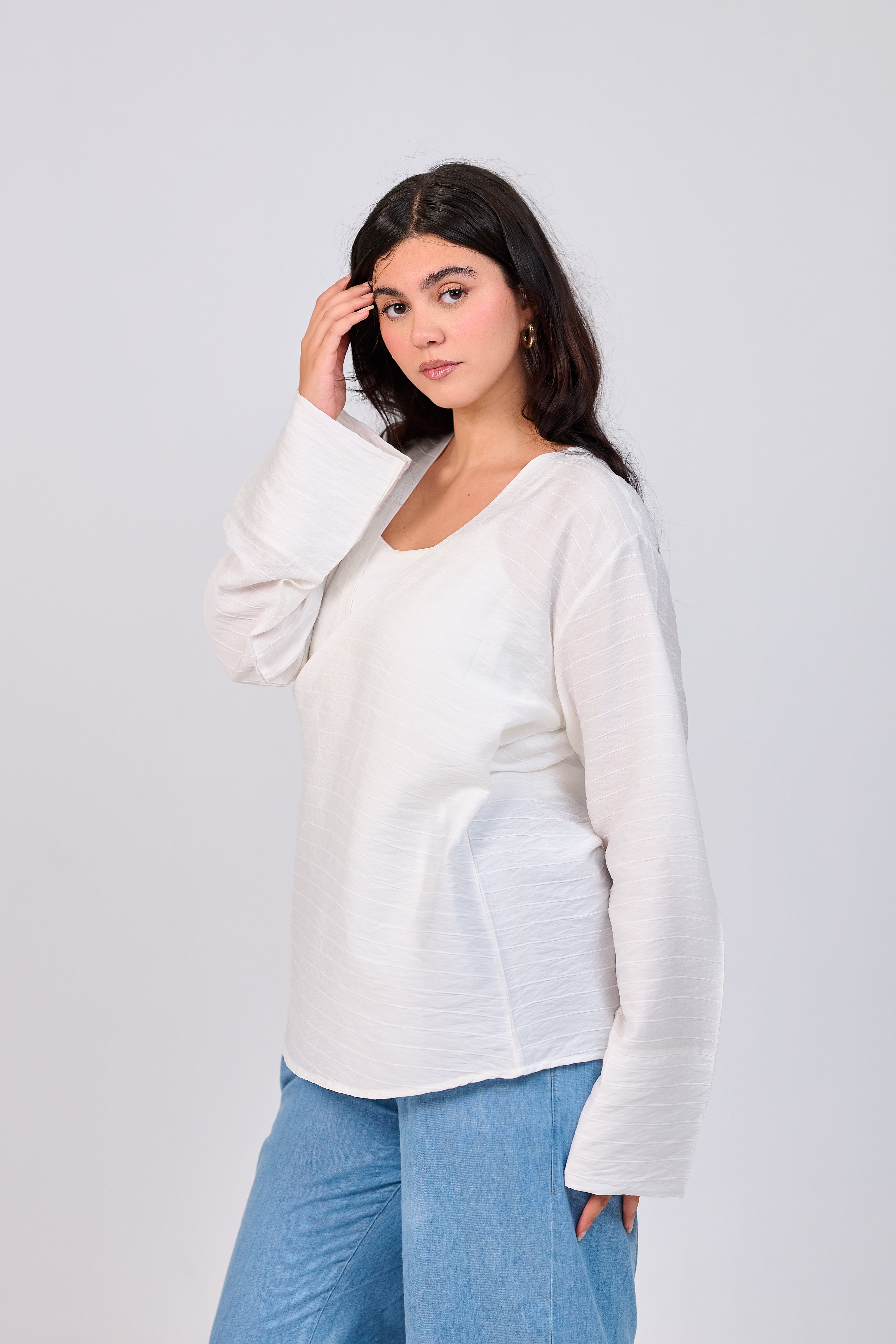 Bluffy Flow shirt WHT