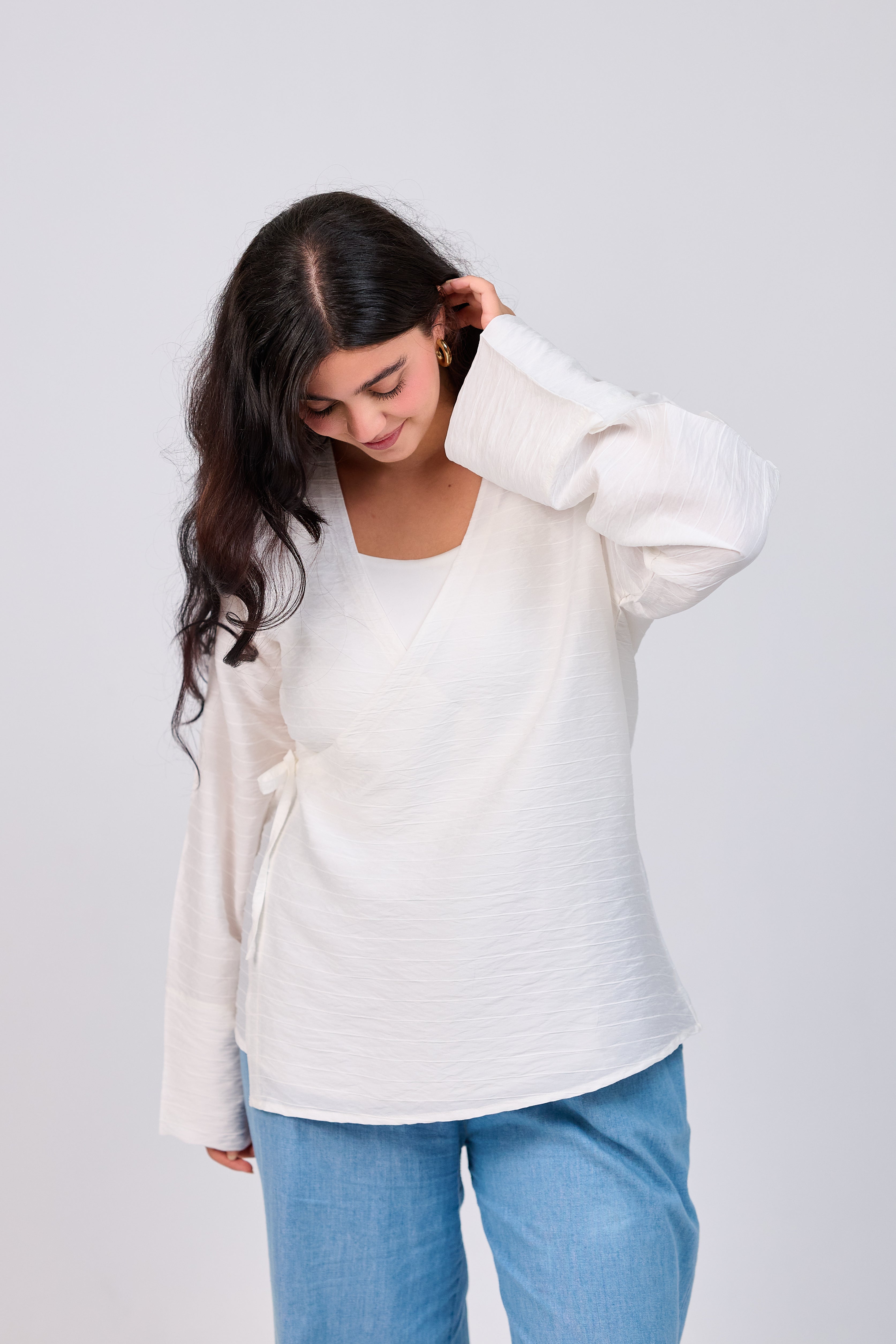 Bluffy Flow shirt WHT