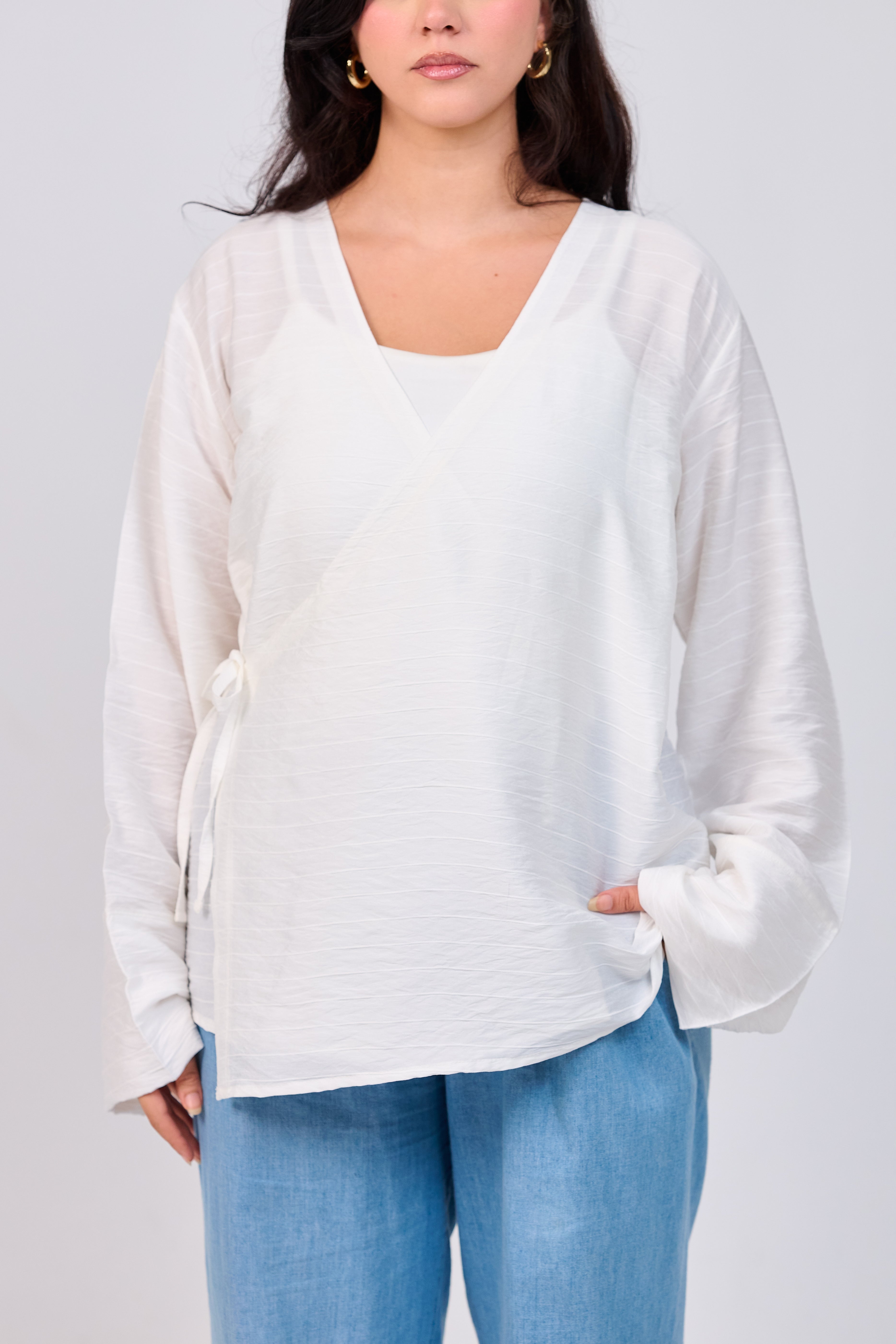 Bluffy Flow shirt WHT