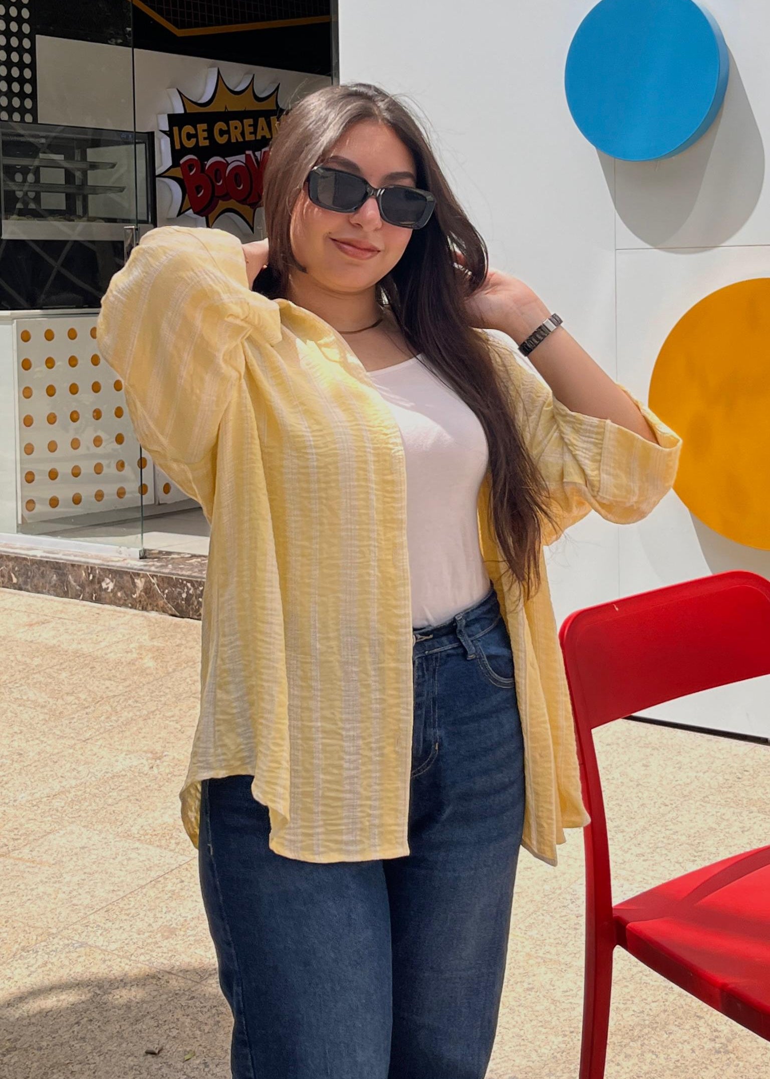 Striped Oversized Shirt
