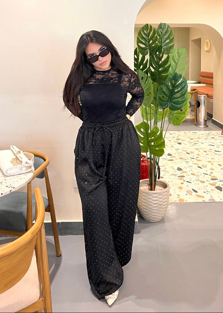 Crystal Wide Leg Pants
