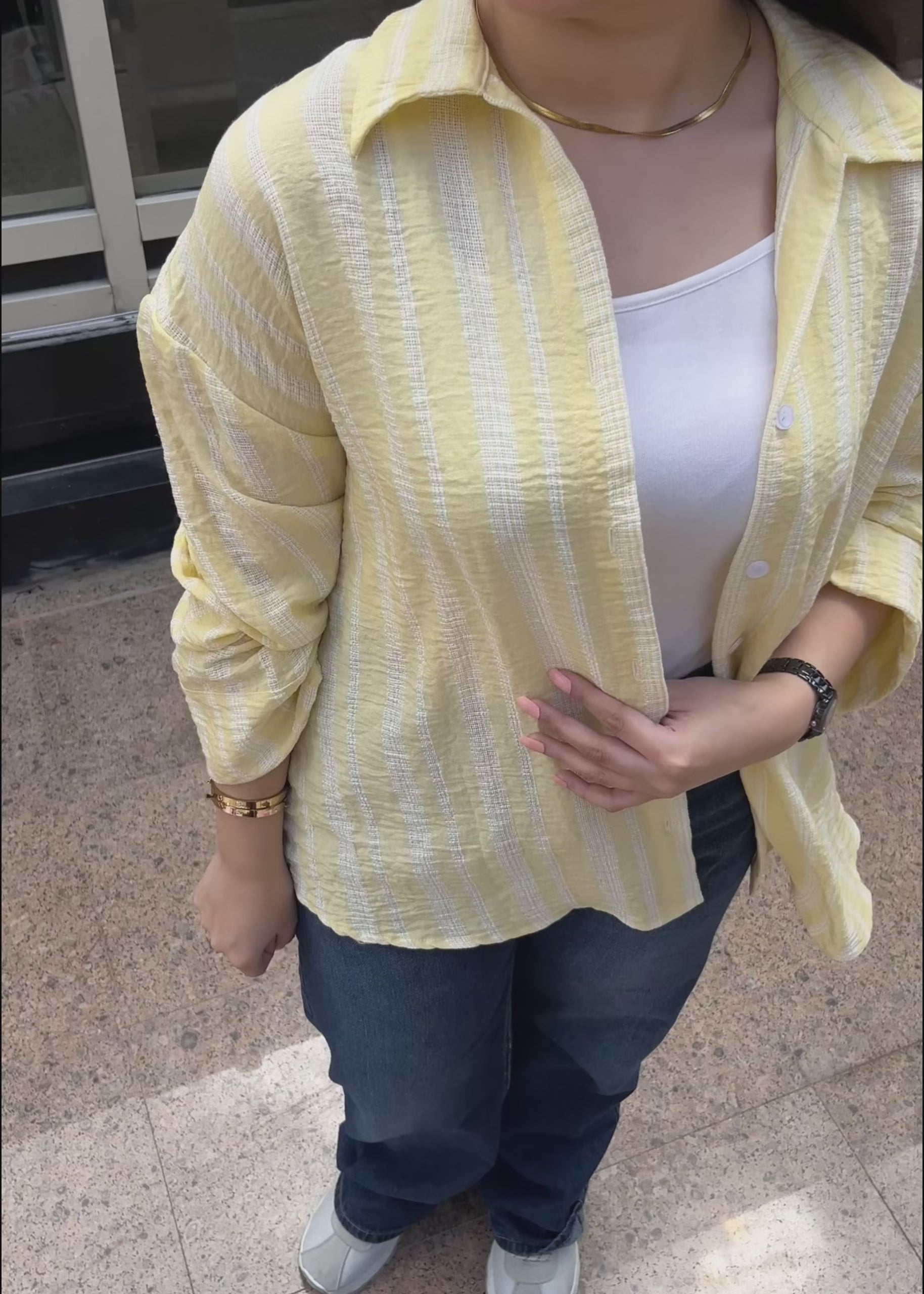 Striped Oversized Shirt